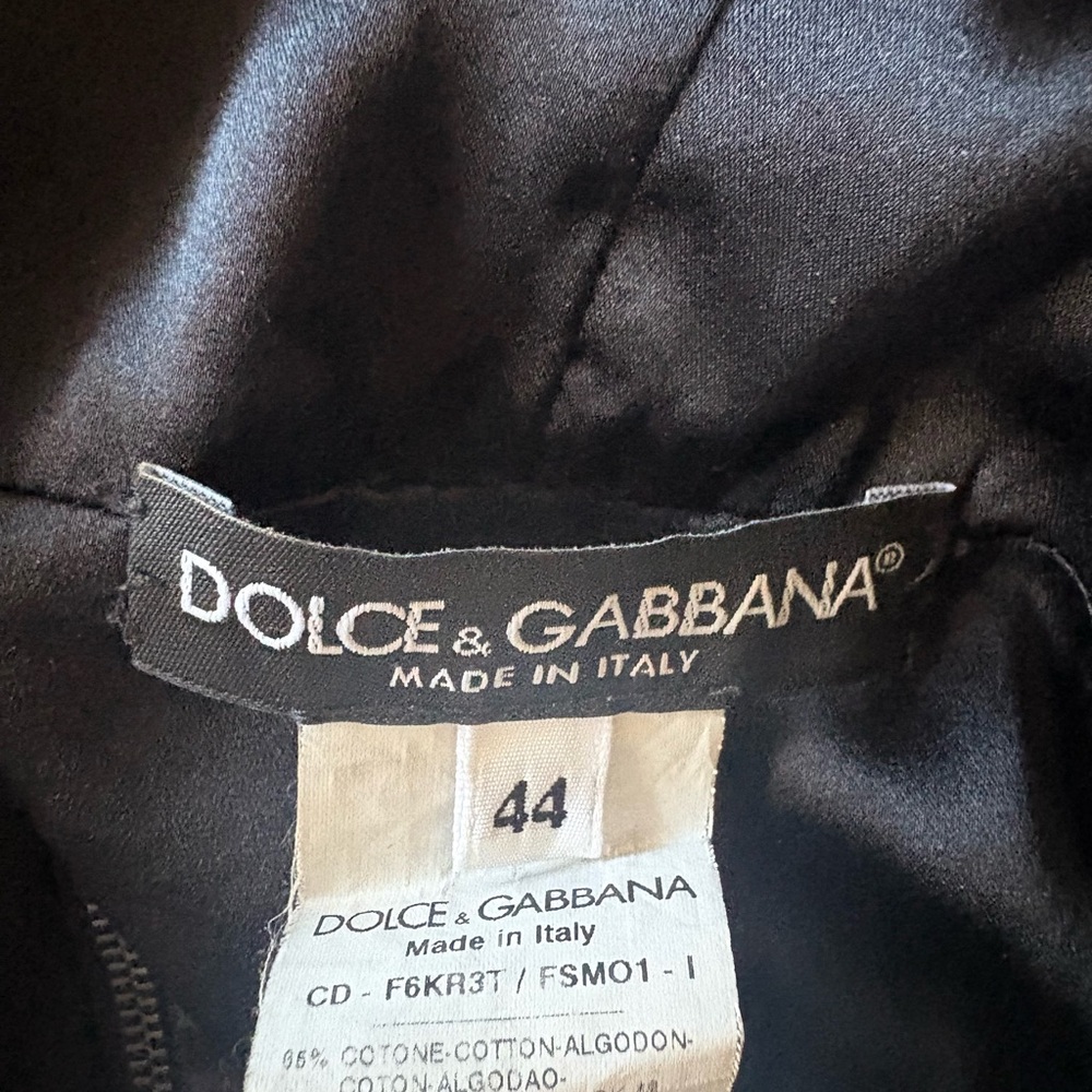 Dolce & Gabbana Black Floral Cherry Blossom Jacquard Sleeveless Mini Dress - IT - Picture 13 of 13